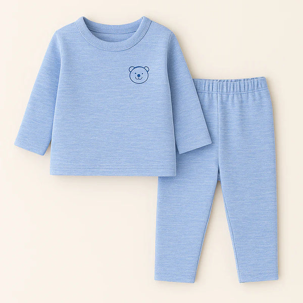 Baby Fleece Pajama Set Blue