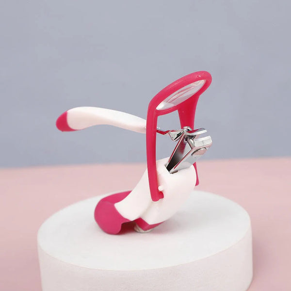Baby Nail Clipper With Magnifier Pink