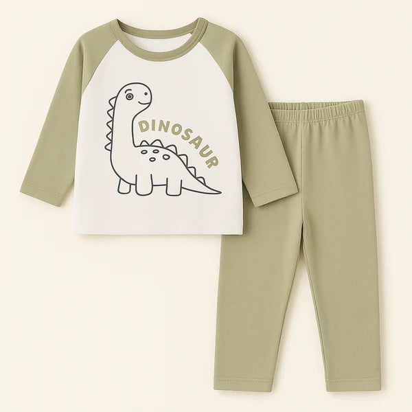 Kids Cotton Full-Sleeves Pajama Set