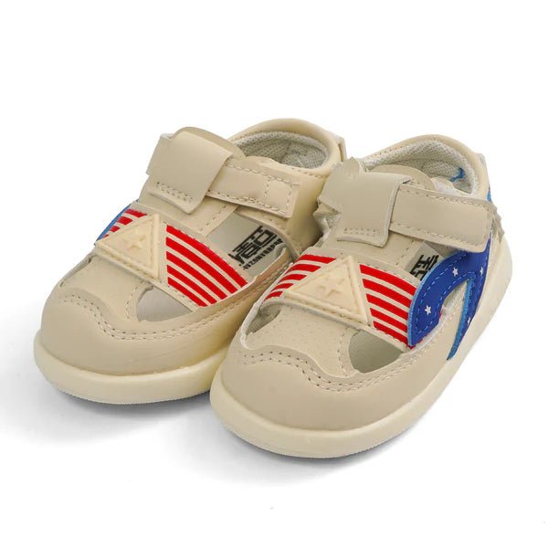 Kids Sandal Stripes Red & Blue