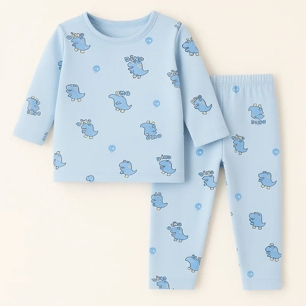 Pajama Set Dino Blue